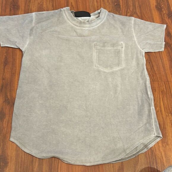 Minikid boys stonewashed T-shirt size 86 to 92 (2T) gray - Picture 2 of 3